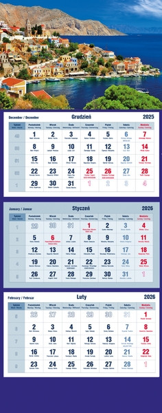 Kalendarz trójdzielny T-105T-07 Michalczyk i Prokop